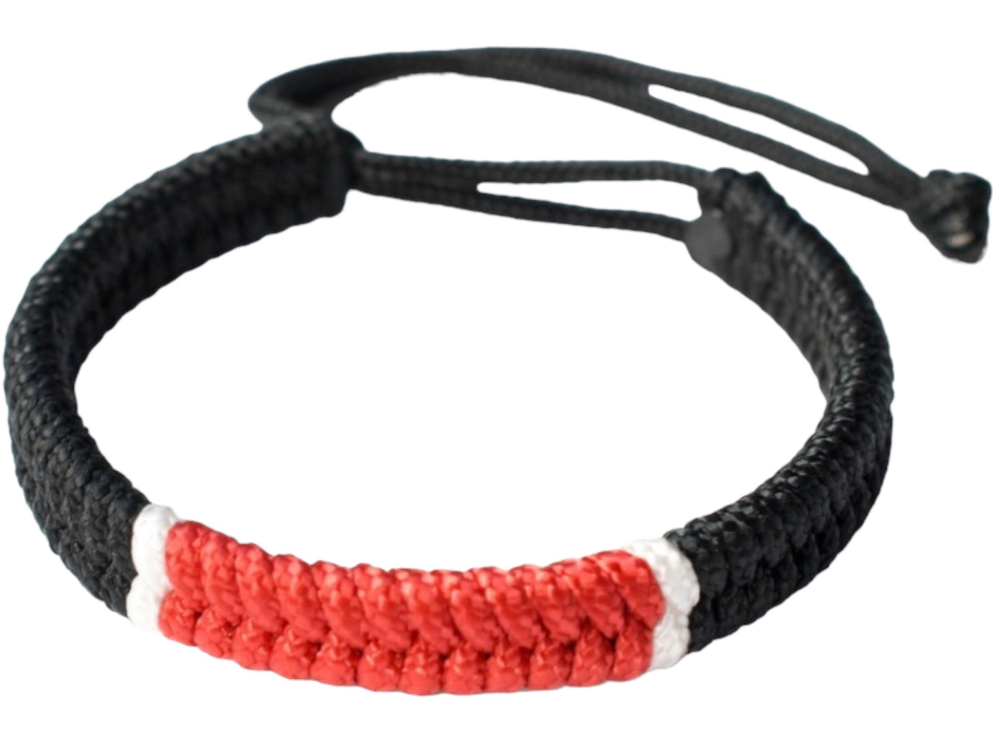 Adjustable Jiu Jitsu Ranked Paracord Bracelet